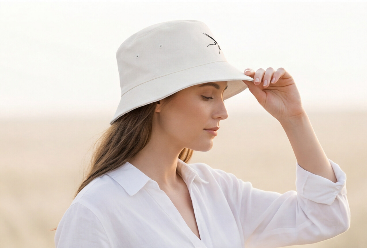 South Africa Cap Oryx Bucket Hat African Wildlife Safari Apparel South Africa Travel Accessory Desert Antelope Nature Lover Gift Outdoor