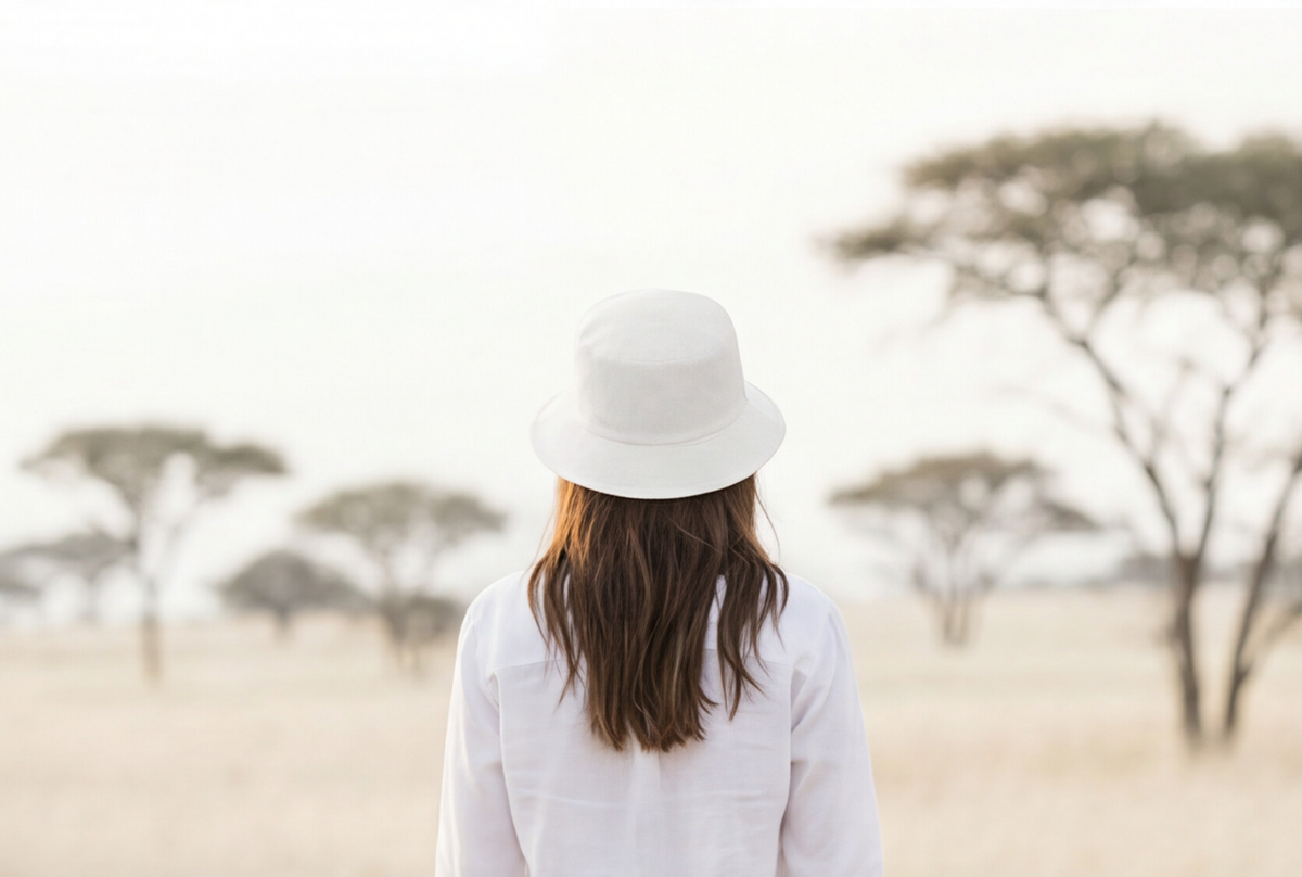 South Africa Cap Oryx Bucket Hat African Wildlife Safari Apparel South Africa Travel Accessory Desert Antelope Nature Lover Gift Outdoor