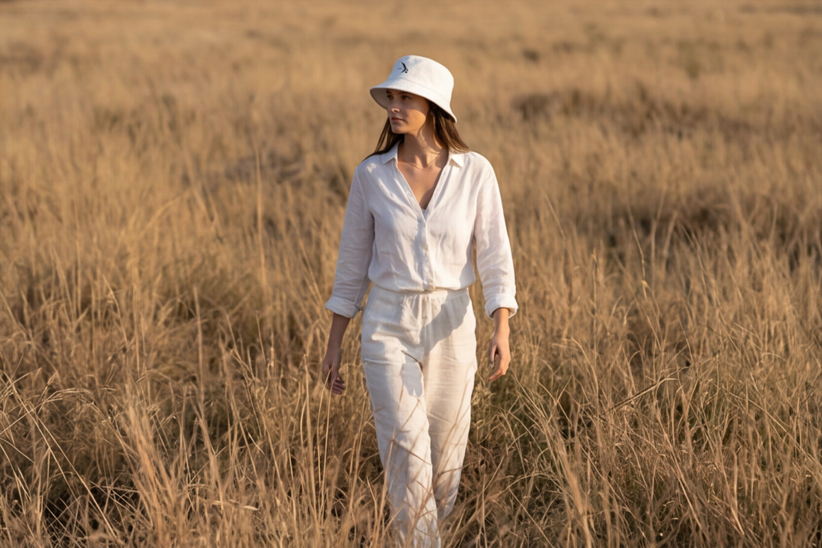 South Africa Cap Oryx Bucket Hat African Wildlife Safari Apparel South Africa Travel Accessory Desert Antelope Nature Lover Gift Outdoor