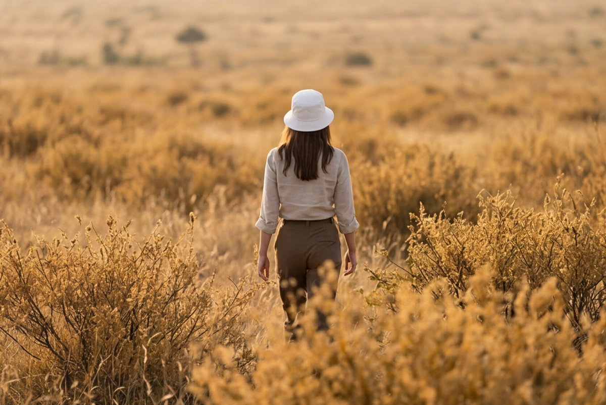 South Africa Cap Oryx Bucket Hat African Wildlife Safari Apparel South Africa Travel Accessory Desert Antelope Nature Lover Gift Outdoor