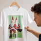 Vintage Santa T Shirt For Him Retro Christmas Graphic Tee For Boyfriend Christmas Mid Century Holiday Shirt Nostalgic Festive Apparel