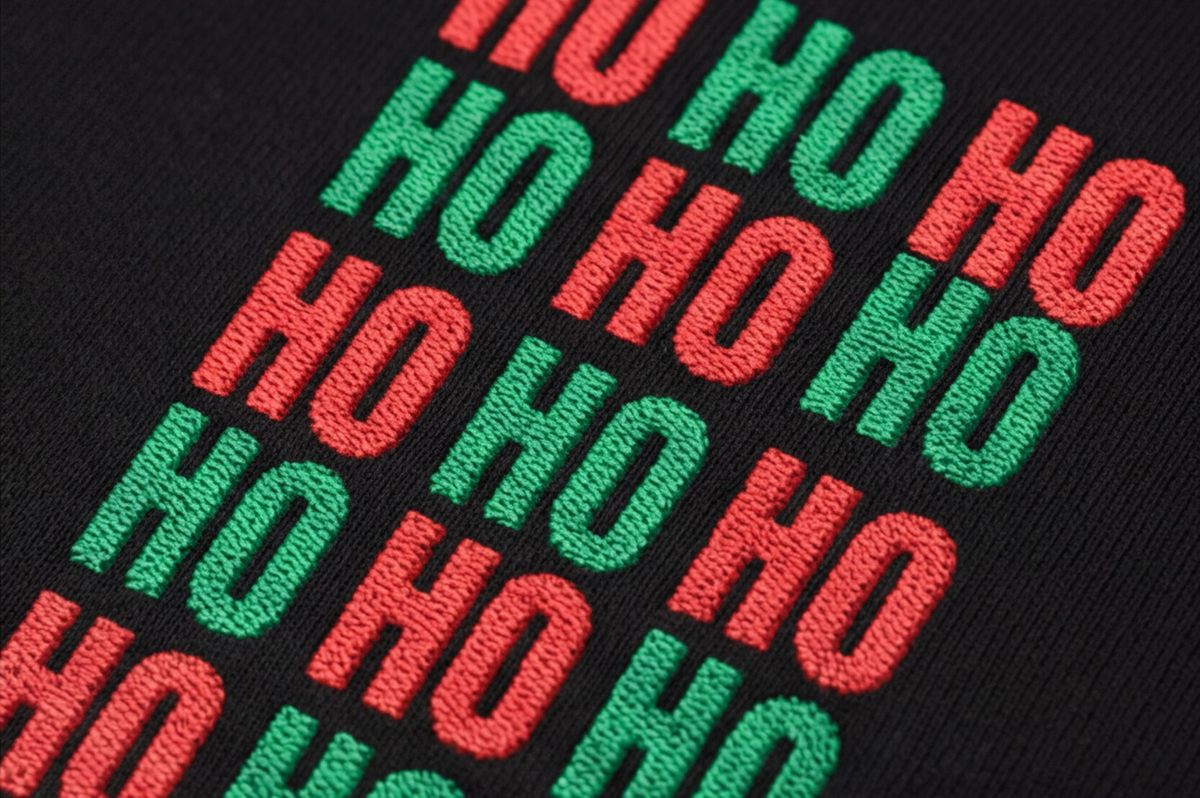 Ho Ho Ho Christmas Sweatshirt Gift For Best Friend Holiday Crewneck Present For Sister Minimal Graphic Pullover Cozy Winter Outfit Top Style