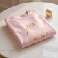 Gold Santa Sweater Retro Christmas Sweatshirt Santa Pullover Vintage Holiday Jumper Festive Winter Apparel Cozy Gift For Women Pink Crewneck