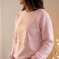 Gold Santa Sweater Retro Christmas Sweatshirt Santa Pullover Vintage Holiday Jumper Festive Winter Apparel Cozy Gift For Women Pink Crewneck