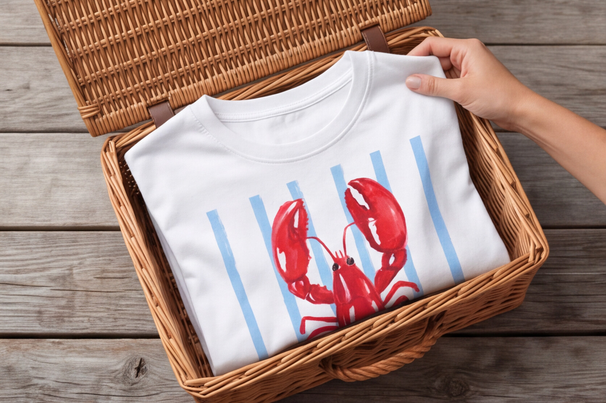 Amalfi Coast Shirt Lobster Tee Italy Travel Top Mediterranean Vacation Outfit Positano Gift Capri Summer Shirt Italian Beach Tee For Her Tee