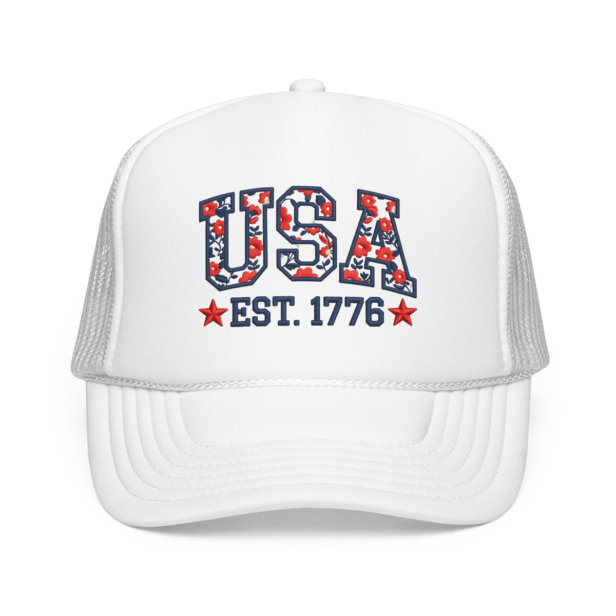 USA 250th Anniversary Hat For Anniversary Gift America 250 Cap 4th Of July Hat for Womens Patriotic Floral Cap Gift For Outdppr Activities