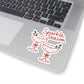 Sparkle Season Christmas Sticker Gift For Best Friend Cocktail Glass Decal Holiday Party Vinyl Laptop Journal Stocking Filler Festive Style