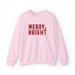 Christmas Sweater Embroidered Crewneck For Matching Family Christmas Sweatshirt Cozy Christmas Crewneck Festive Holiday Pullover Winter