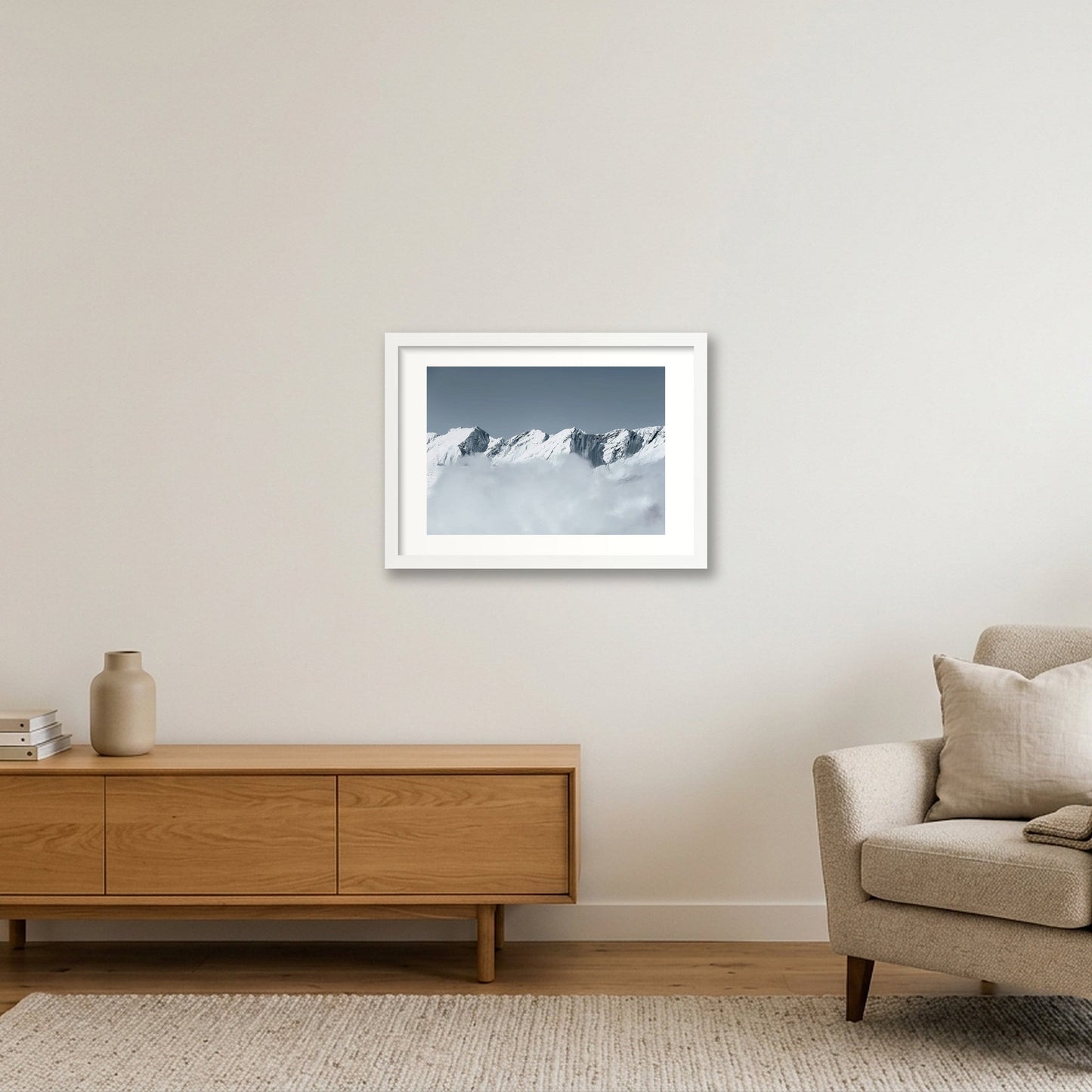 100 — A3 (42×30cm, 17×12") White Frame