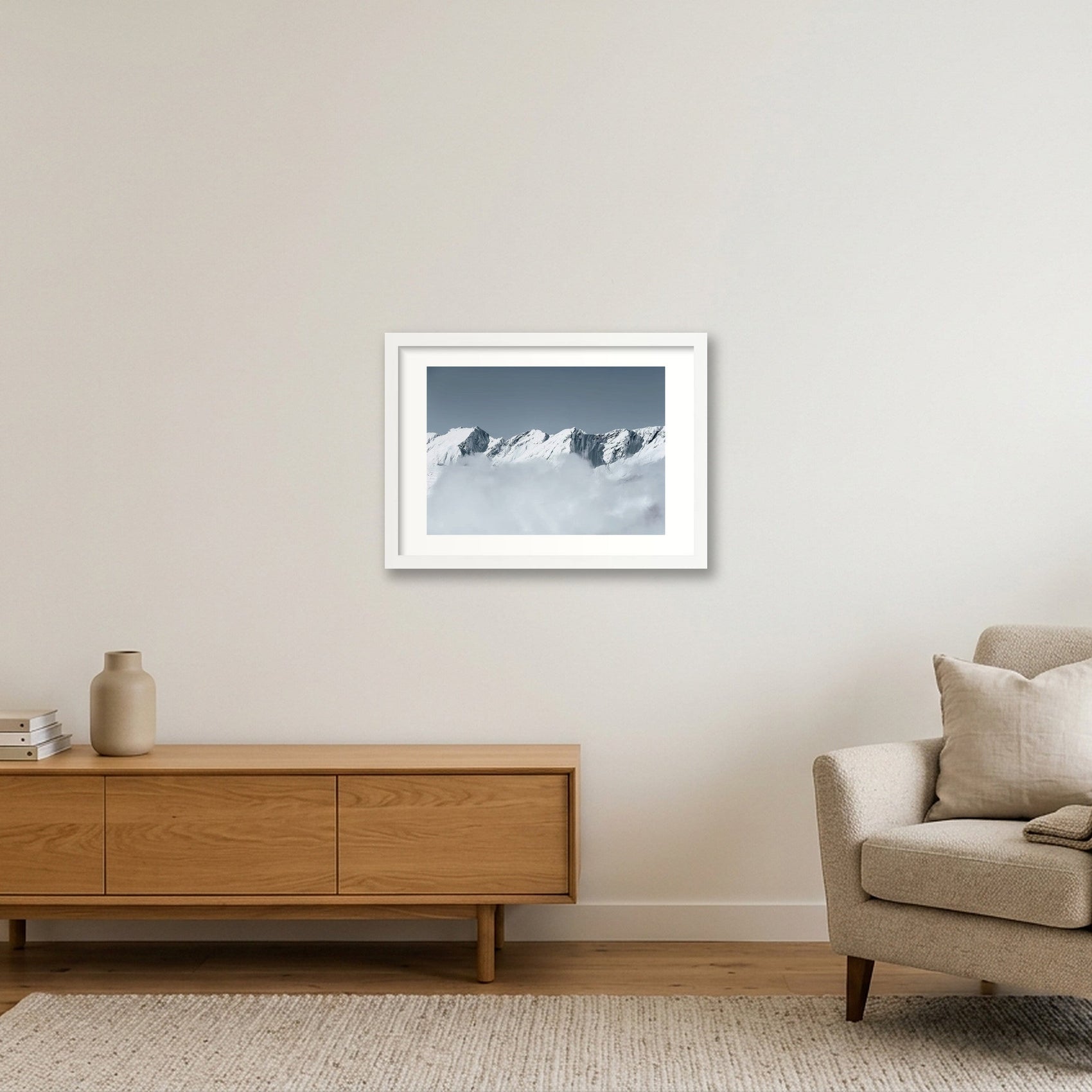 100 — A3 (42×30cm, 17×12") White Frame