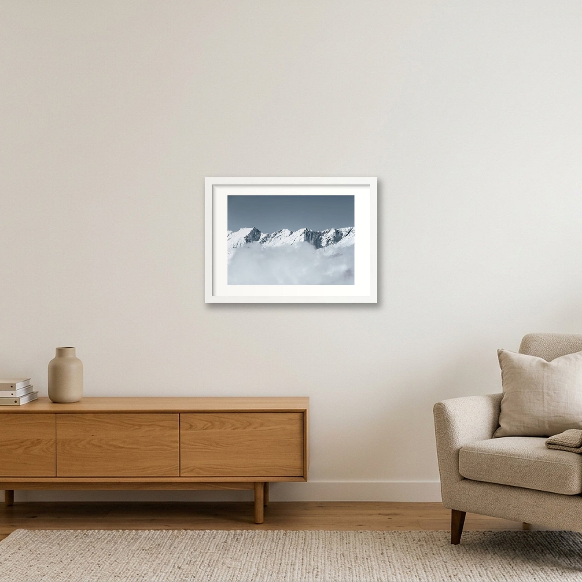 100 — A3 (42×30cm, 17×12") White Frame