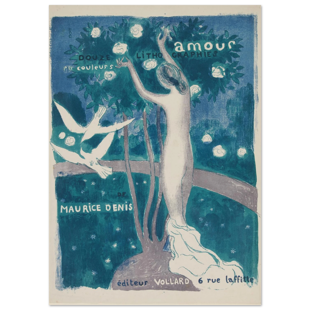 Maurice Denis 'Amour' Lithograph Poster - Enchanting Art Nouveau Print PD_321