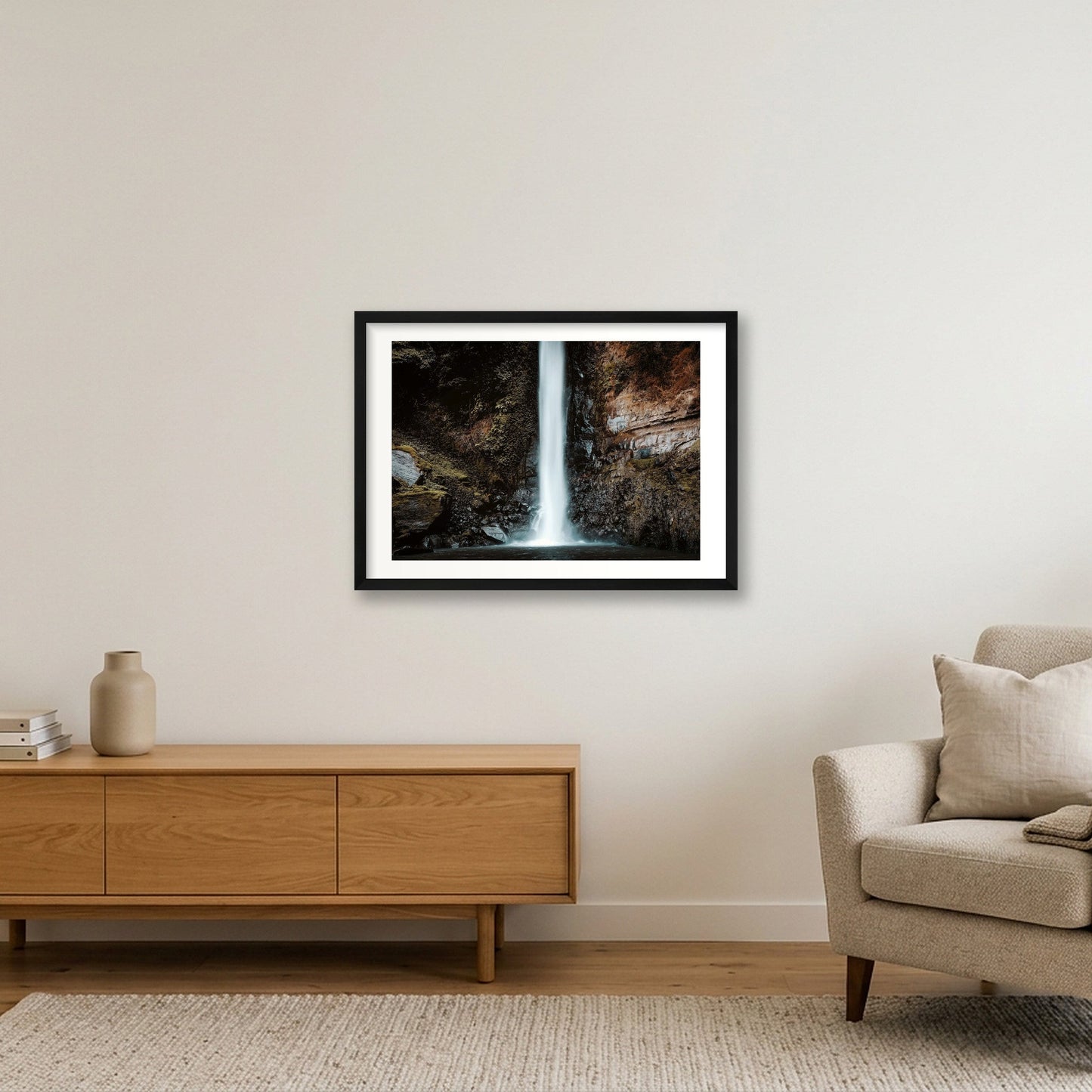 127 — 59×42cm, 23×17" Black Frame