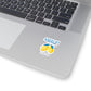 Lemon Sticker Gift For Fruit Lover Citrus Art Decal Present For Summer Fan Unique Aesthetic Item For Her Design Idea Accessory Item Idea