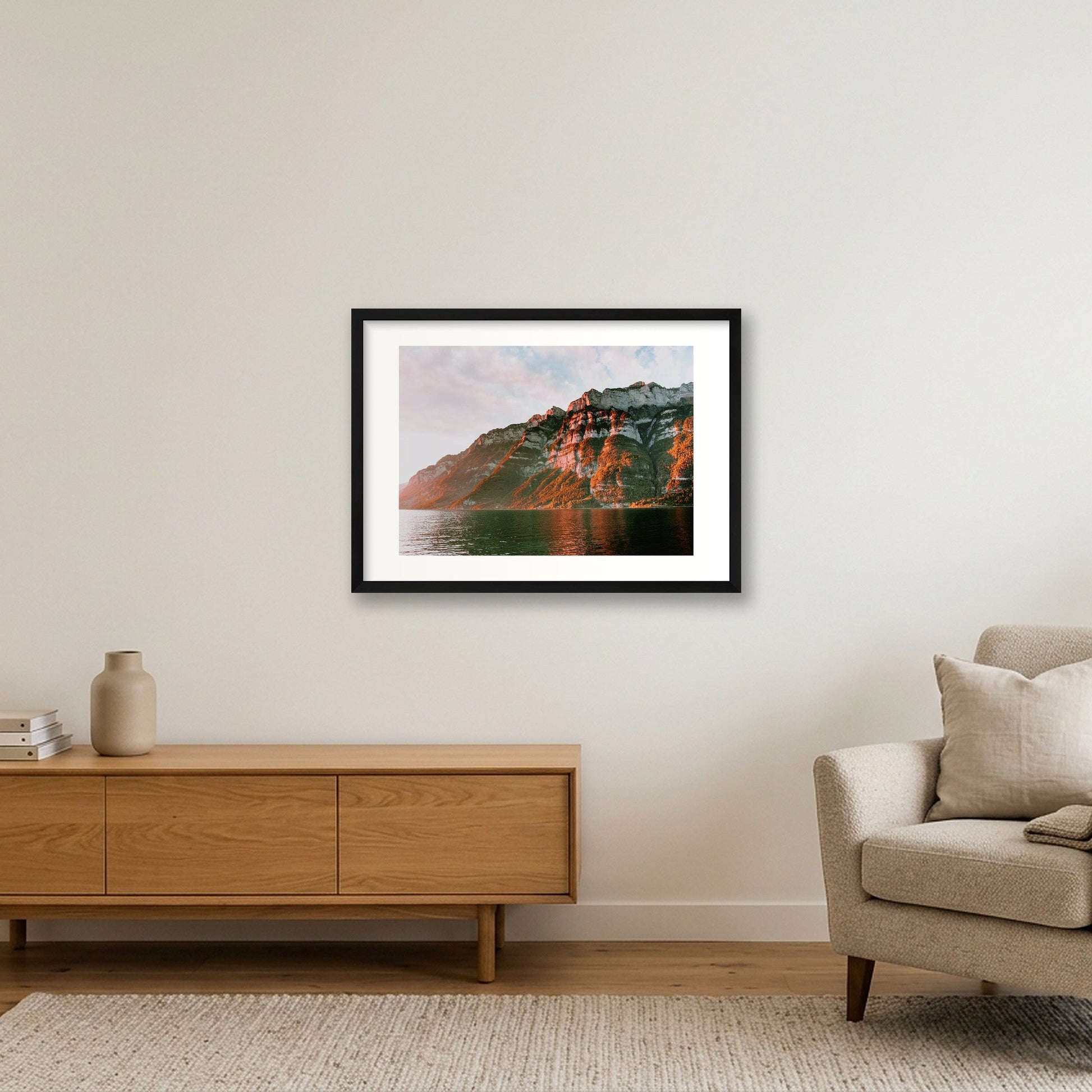 66 — 59×42cm, 23×17" Black Frame