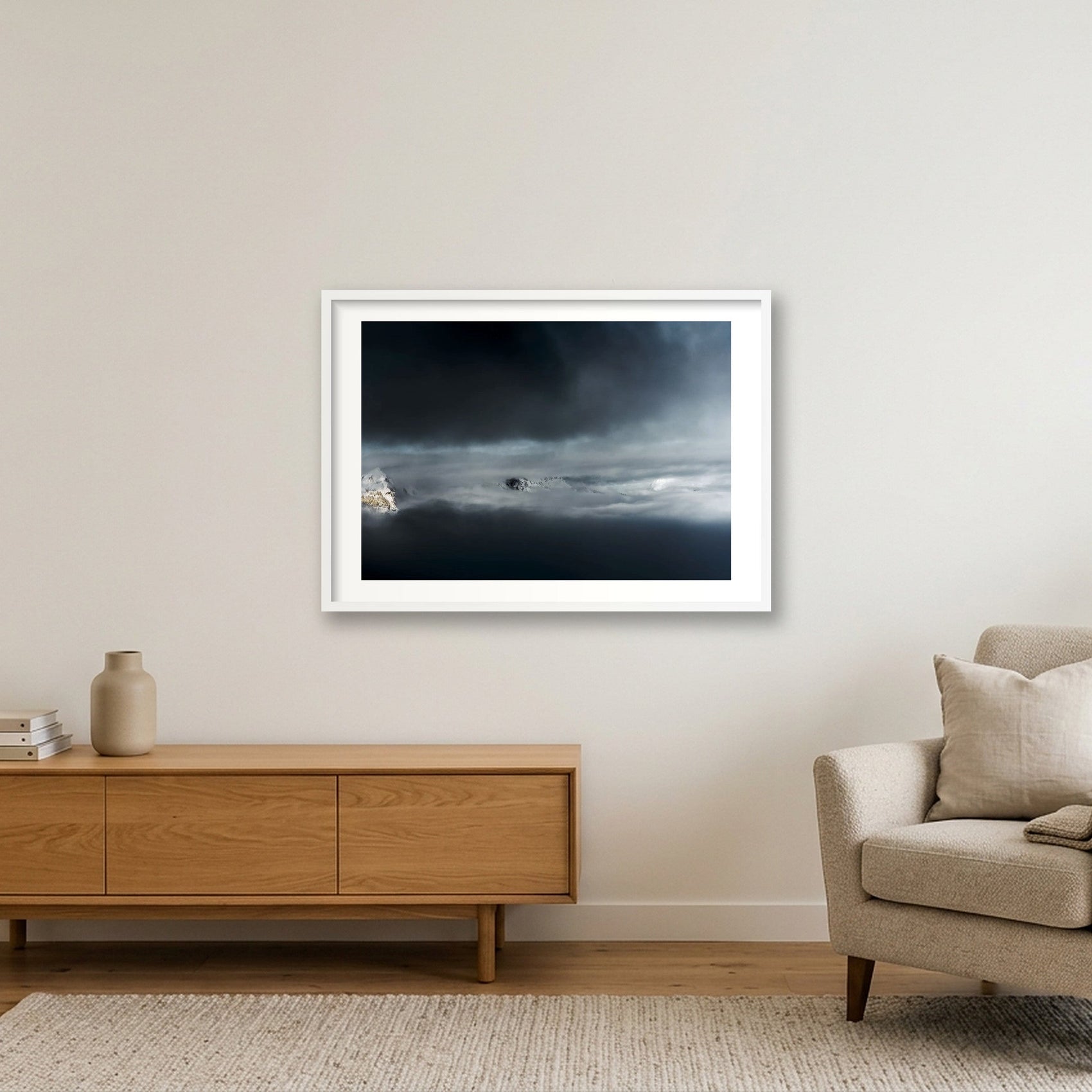 1809 — 84×59cm, 33×23" White Frame