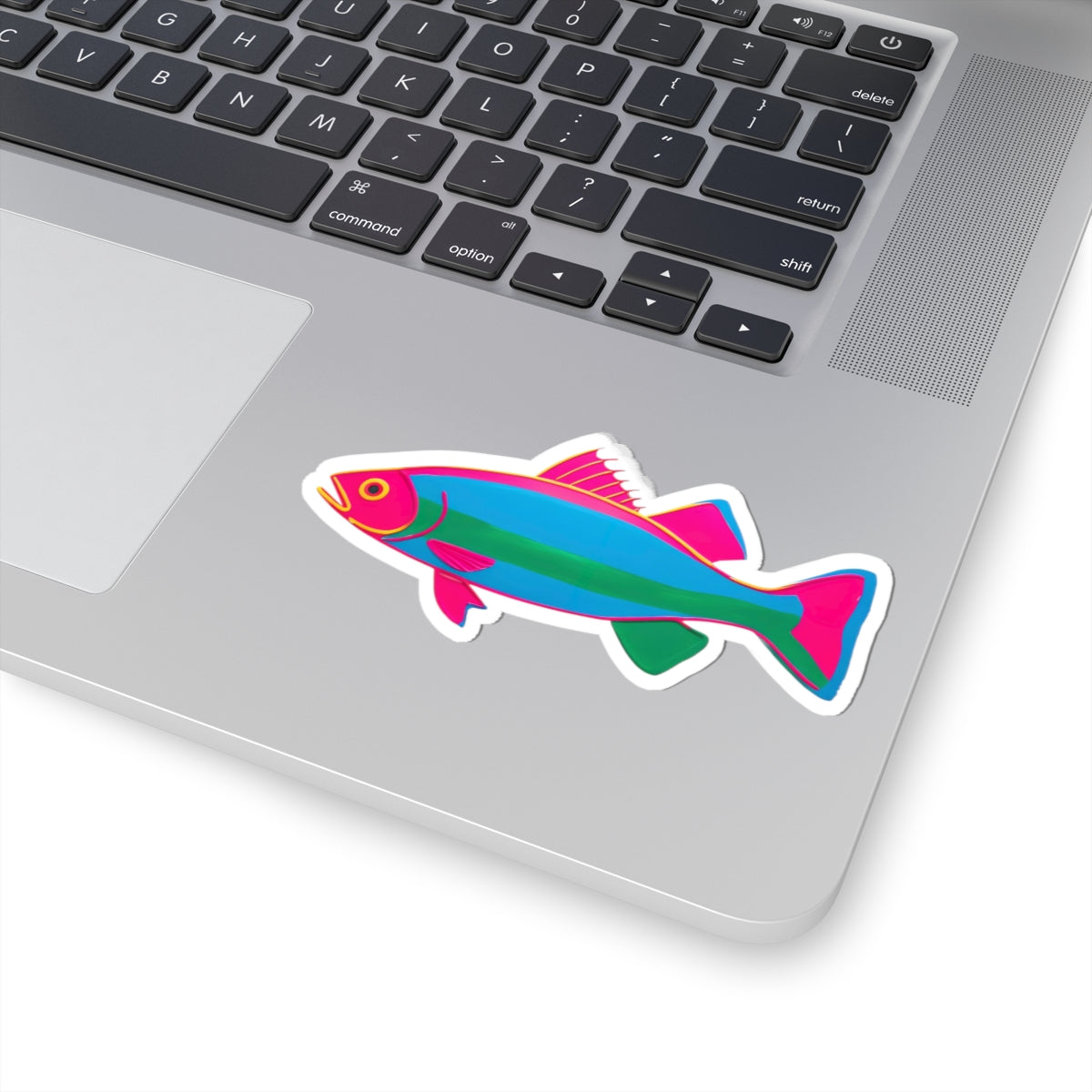 Stickers For Fish Lover Gift Colorful Trout Decal Woman Angler Present Lake Vacation Keepsake Outdoor Adventure Birthday Accessory Summer