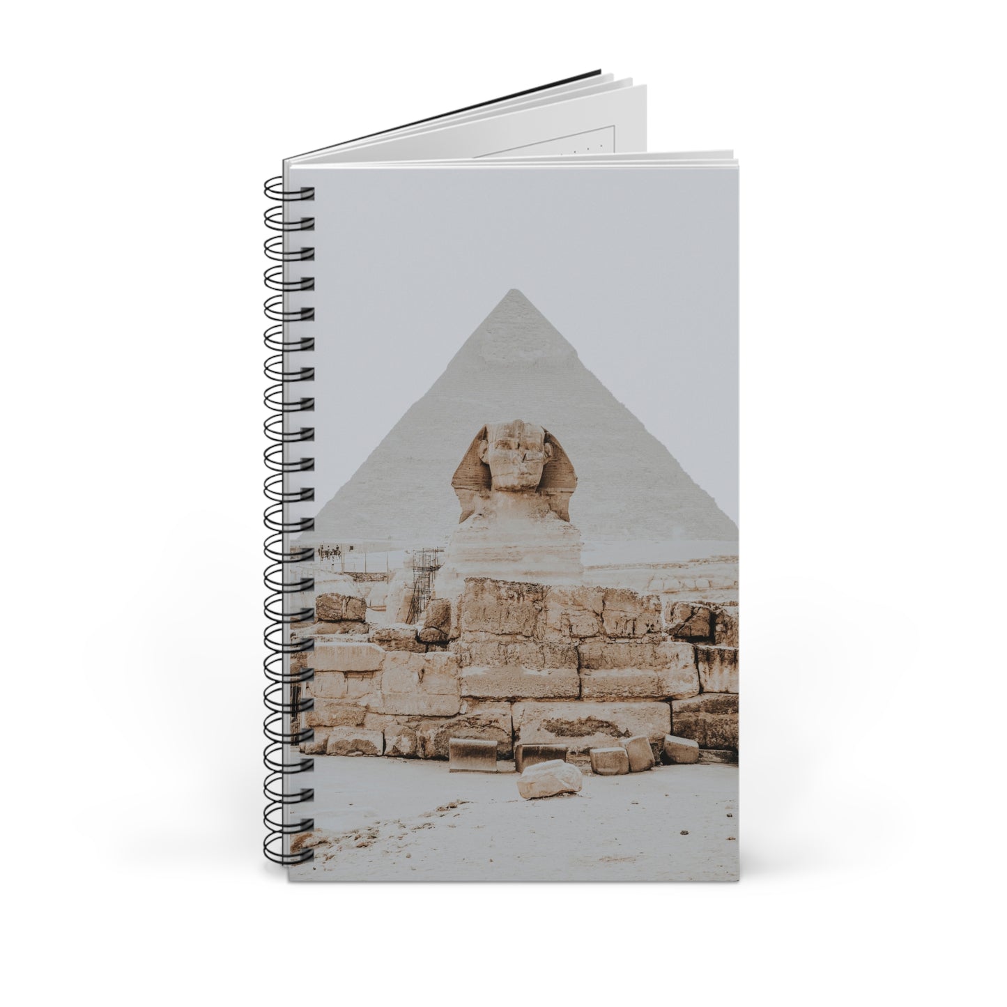 Great Sphinx Spiral Notebook Egypt Gift Pyramid Journal Cairo Travel Diary Ancient Wonders Writing Book Archaeology Lover Present History