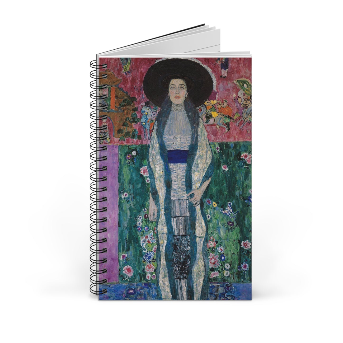 Art Nouveau Lady Journal Vintage Fine Art Lined Notebook Elegant Portrait Stationery Museum Lover Gift Romantic Writing Book For Women