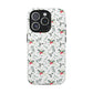 Holly Berry Christmas Phone Case Gift For Sister Magnetic iPhone Cover Winter Botanical Pattern Tough Protective Accessory For Her Style