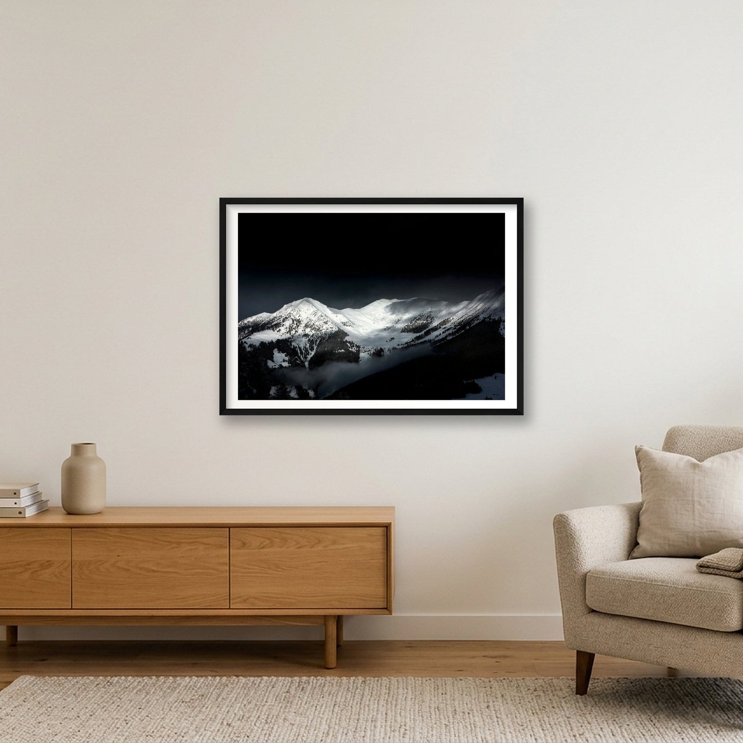404 — 84×59cm, 33×23" Black Frame