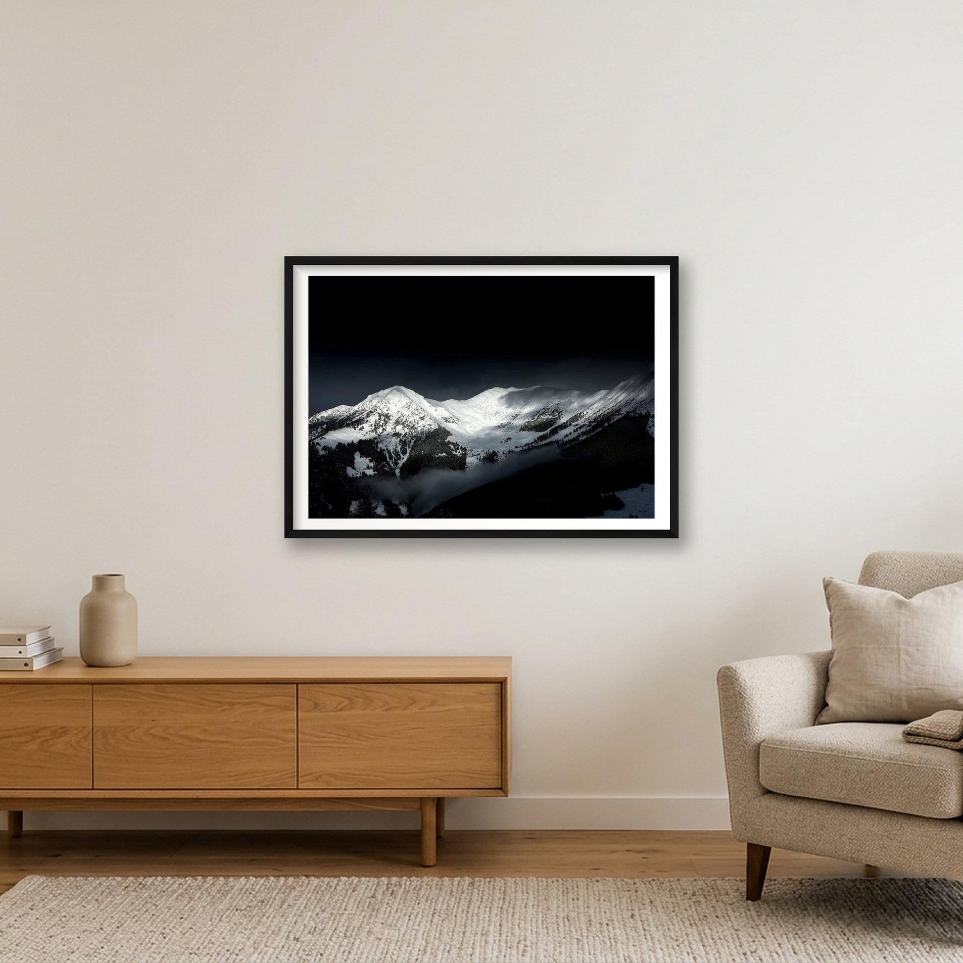 404 — 84×59cm, 33×23" Black Frame