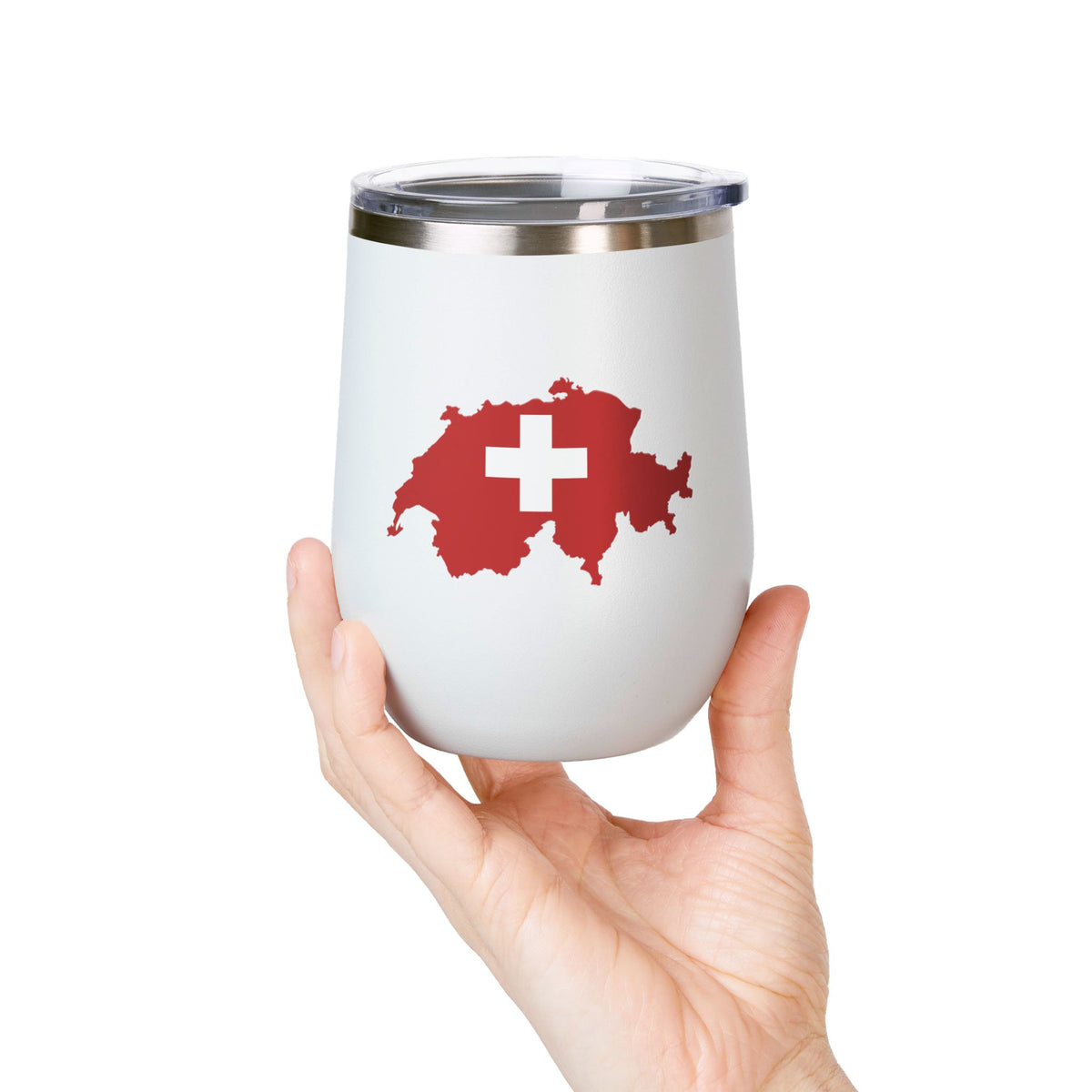 Swiss Tumbler Gift For Wine Lover Switzerland Cup Travel Drinkware Alpine Present Coffee Enthusiast Keepsake Patriotic Mug Friend Souvenir