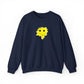 Yellow Heart Flower graphic sweatshirt | Crewneck