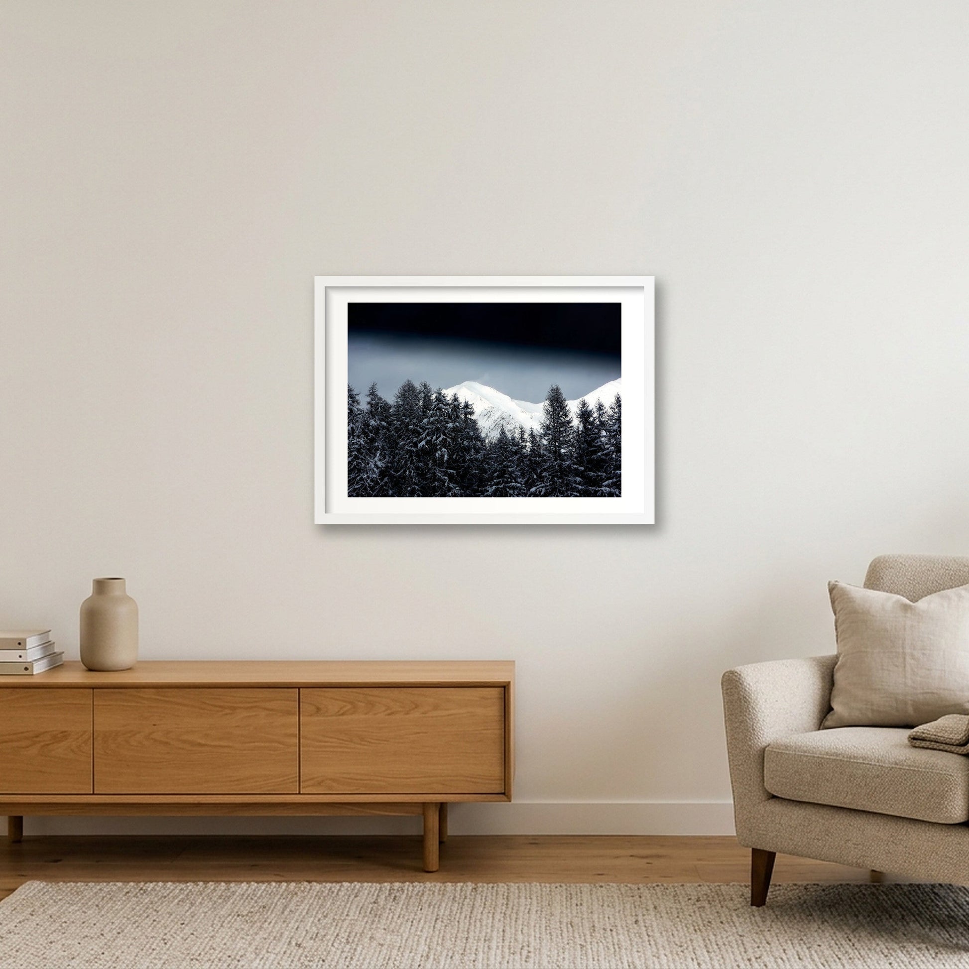 402 — 59×42cm, 23×17" White Frame