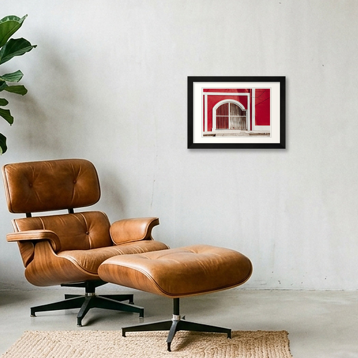 1277  — A4 (30×21cm, 12×8") Black Frame