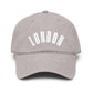 Baseball Cap London Hat England Souvenir Gift For Friend UK Vacation Outfit British Explorer Present For Women European Holiday Keepsake