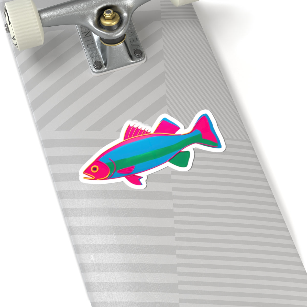Stickers For Fish Lover Gift Colorful Trout Decal Woman Angler Present Lake Vacation Keepsake Outdoor Adventure Birthday Accessory Summer