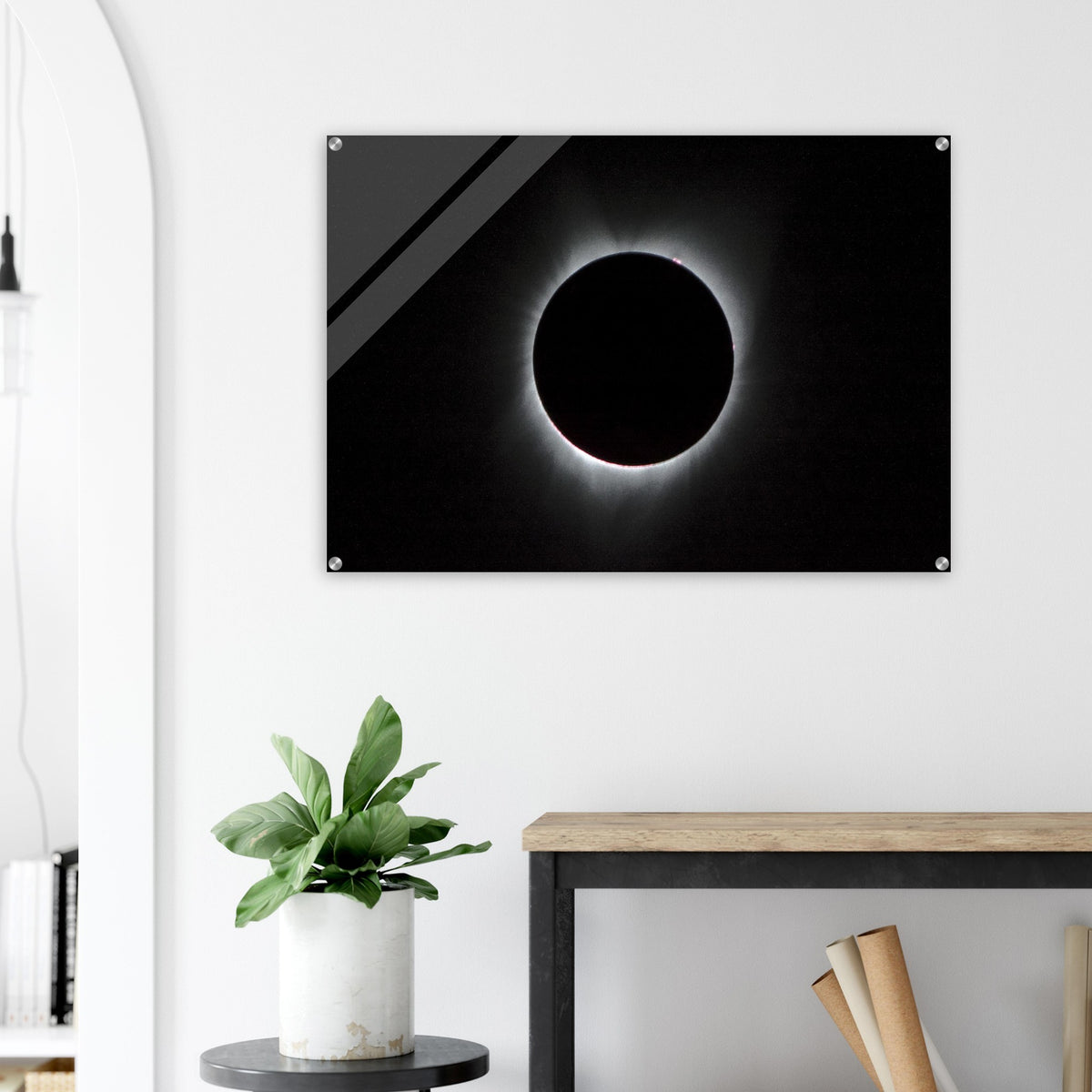 2017 total solar eclipse NASA acrylic wall art with luminous solar corona #PD_02 - view 5