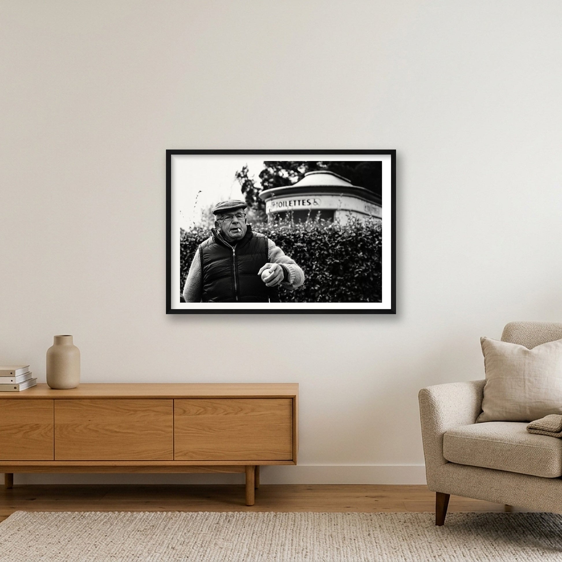 1874 — 84×59cm, 33×23" Black Frame