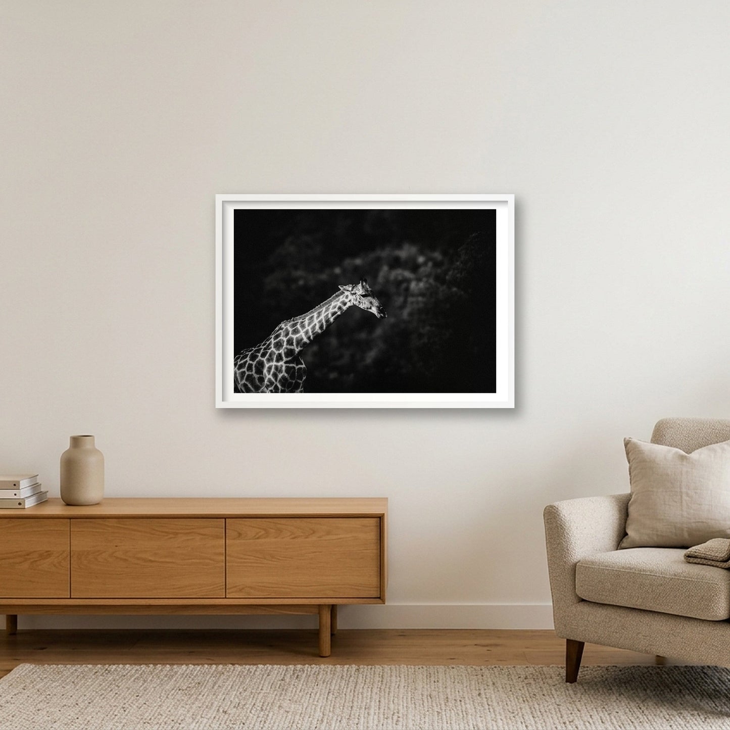 432 — 84×59cm, 33×23" White Frame