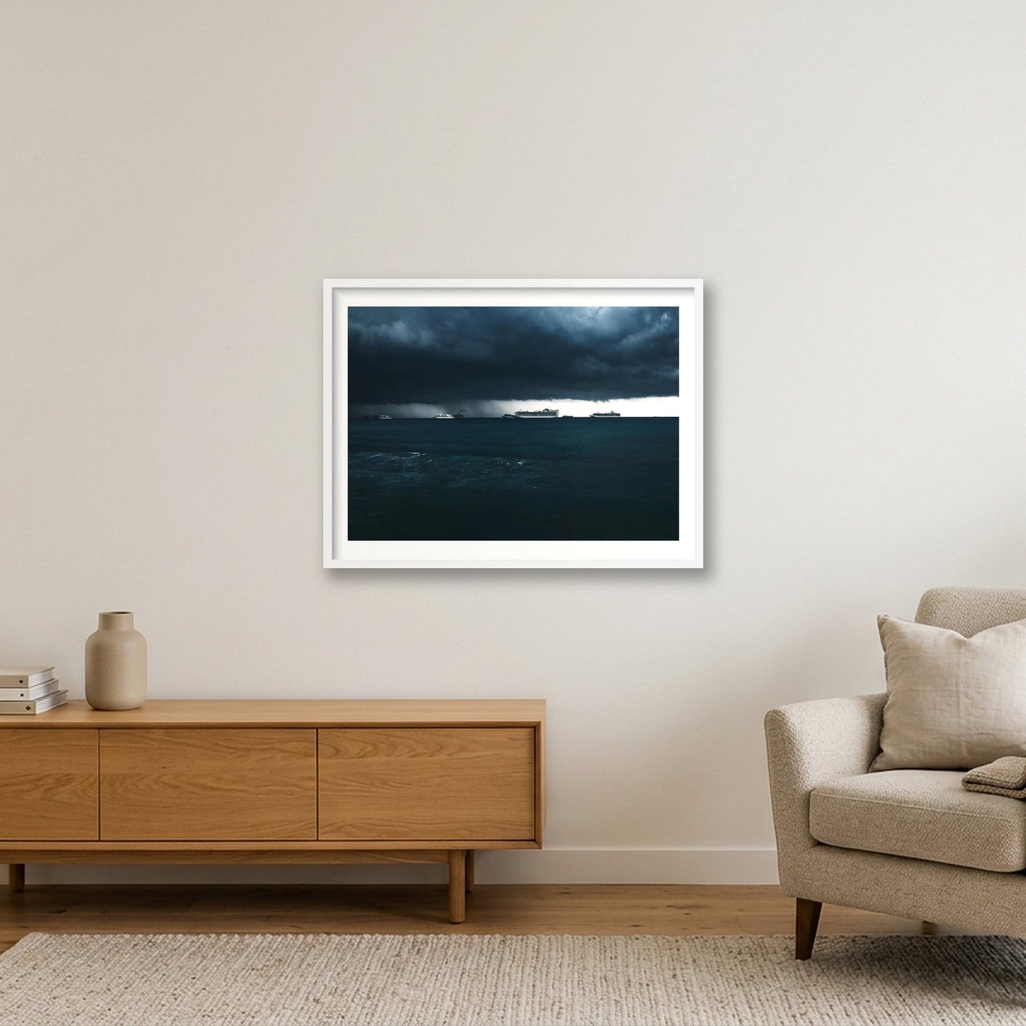 4 — 80×60cm, 31×24" White Frame