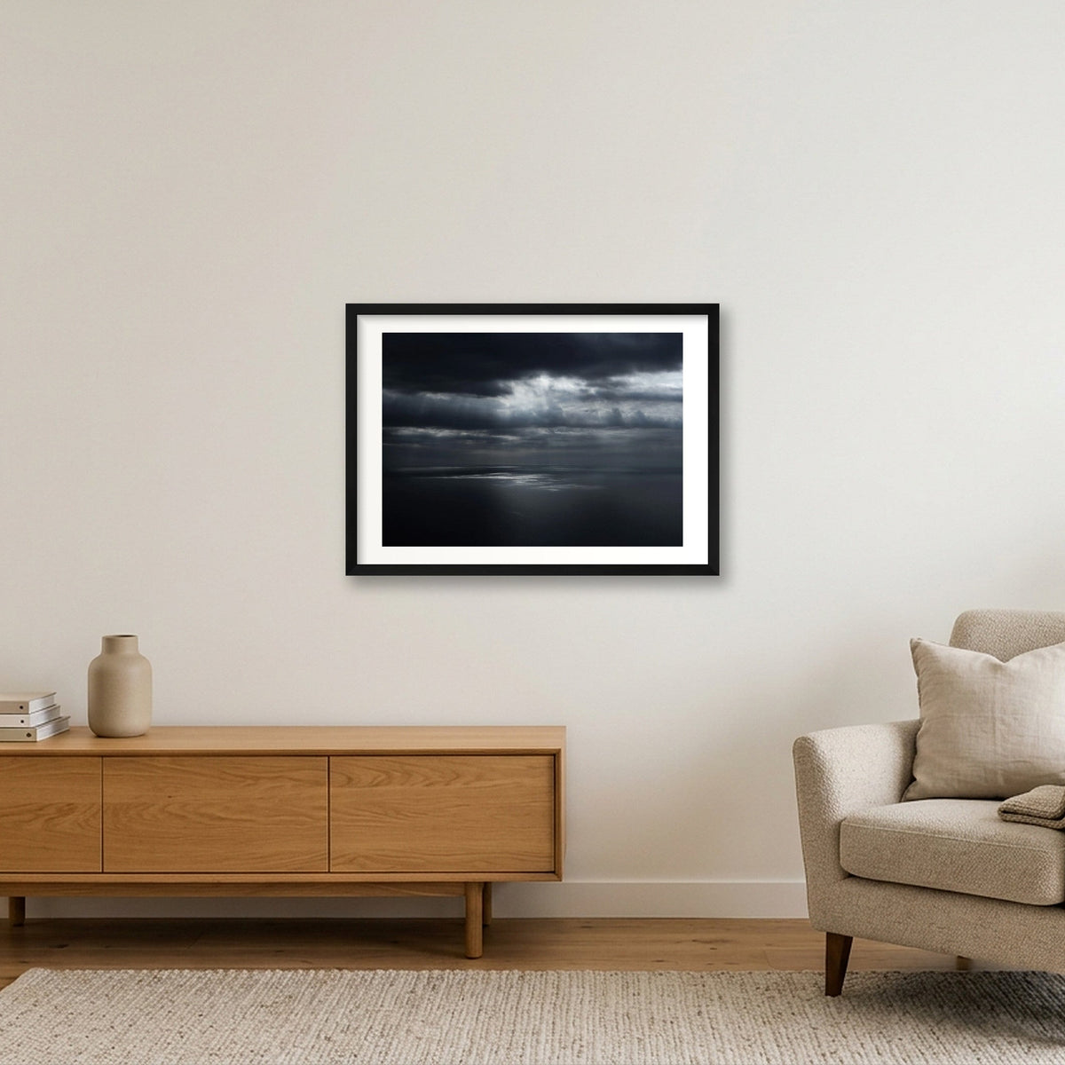 488 — 59×42cm, 23×17" Black Frame