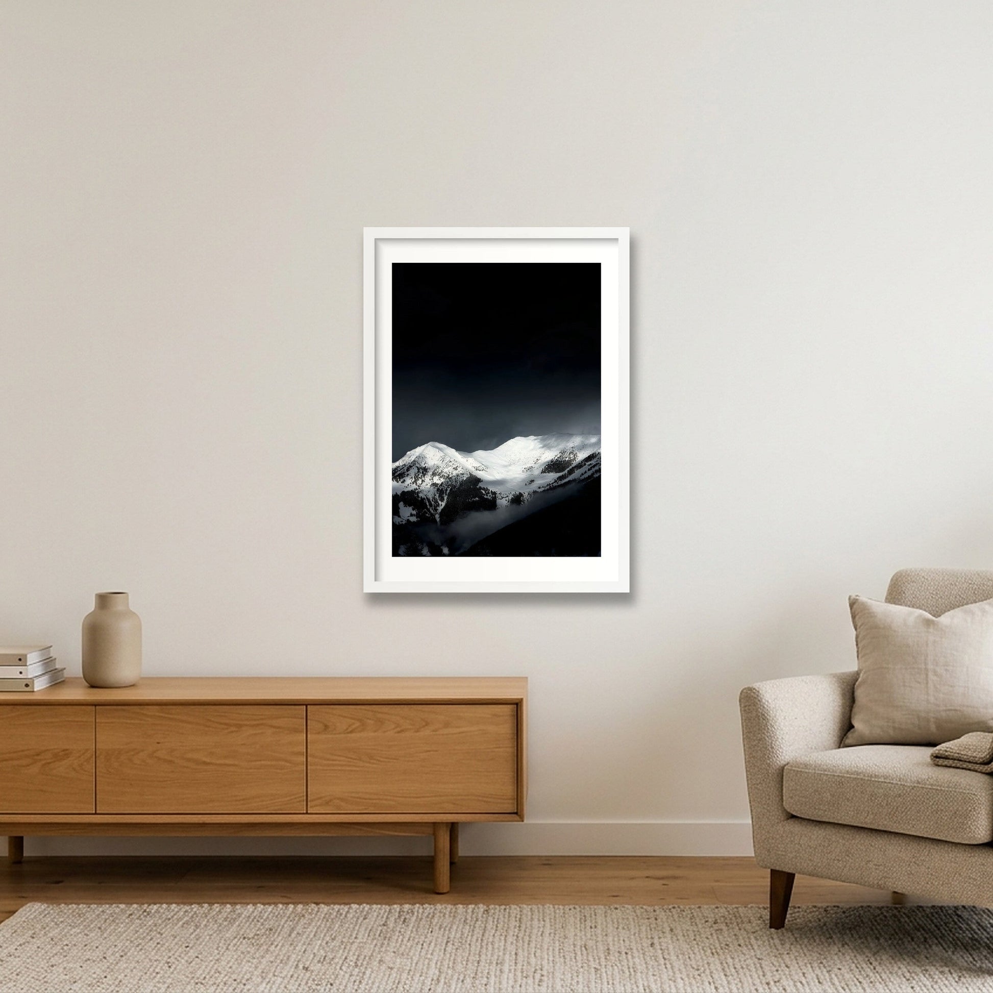 407 — 42×59cm, 17×23" White Frame