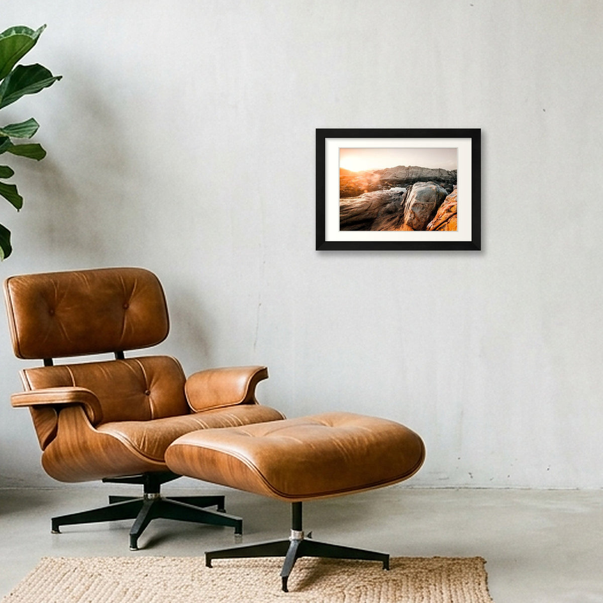155  — A4 (30×21cm, 12×8") Black Frame