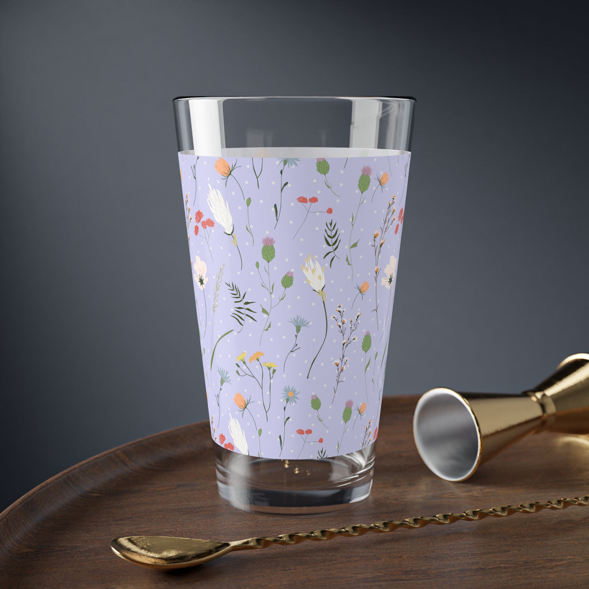 Cocktail Mixing Glass Housewarming Gift Garden Brunch Tumbler Tea Party Hostess Present Wedding Favor Patio Entertaining Kitchen Barware