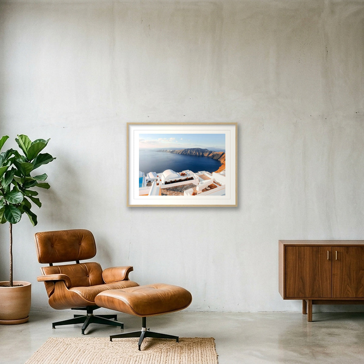 563 — 80×60cm, 31×24" Oak Frame