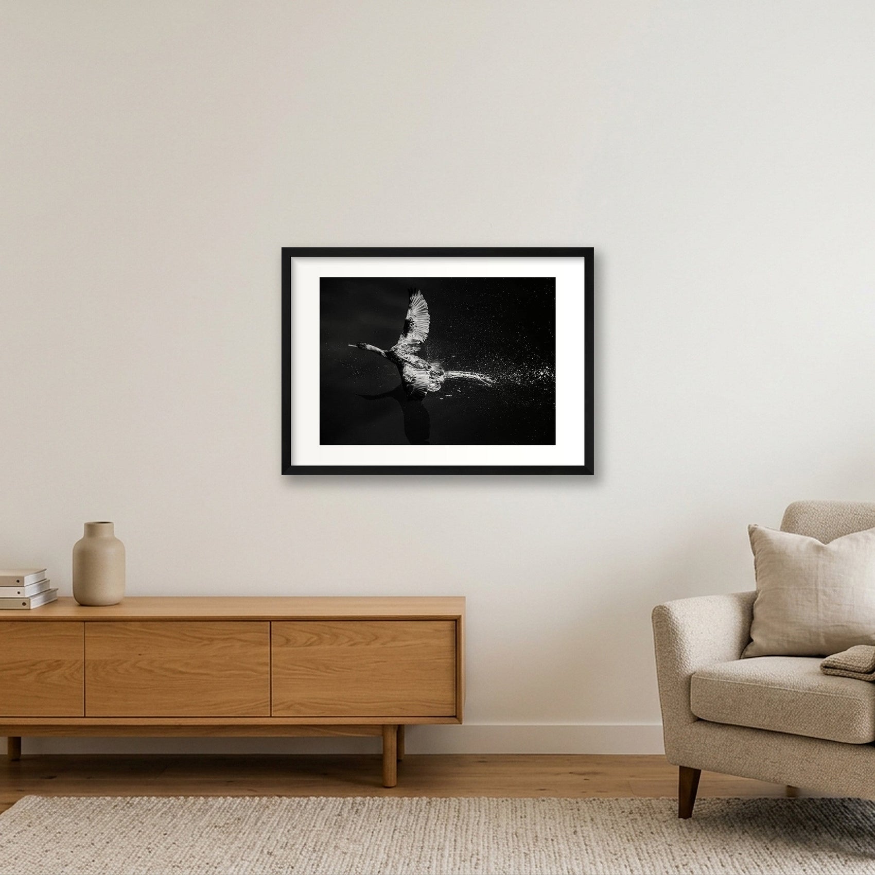 1866 — 59×42cm, 23×17" Black Frame