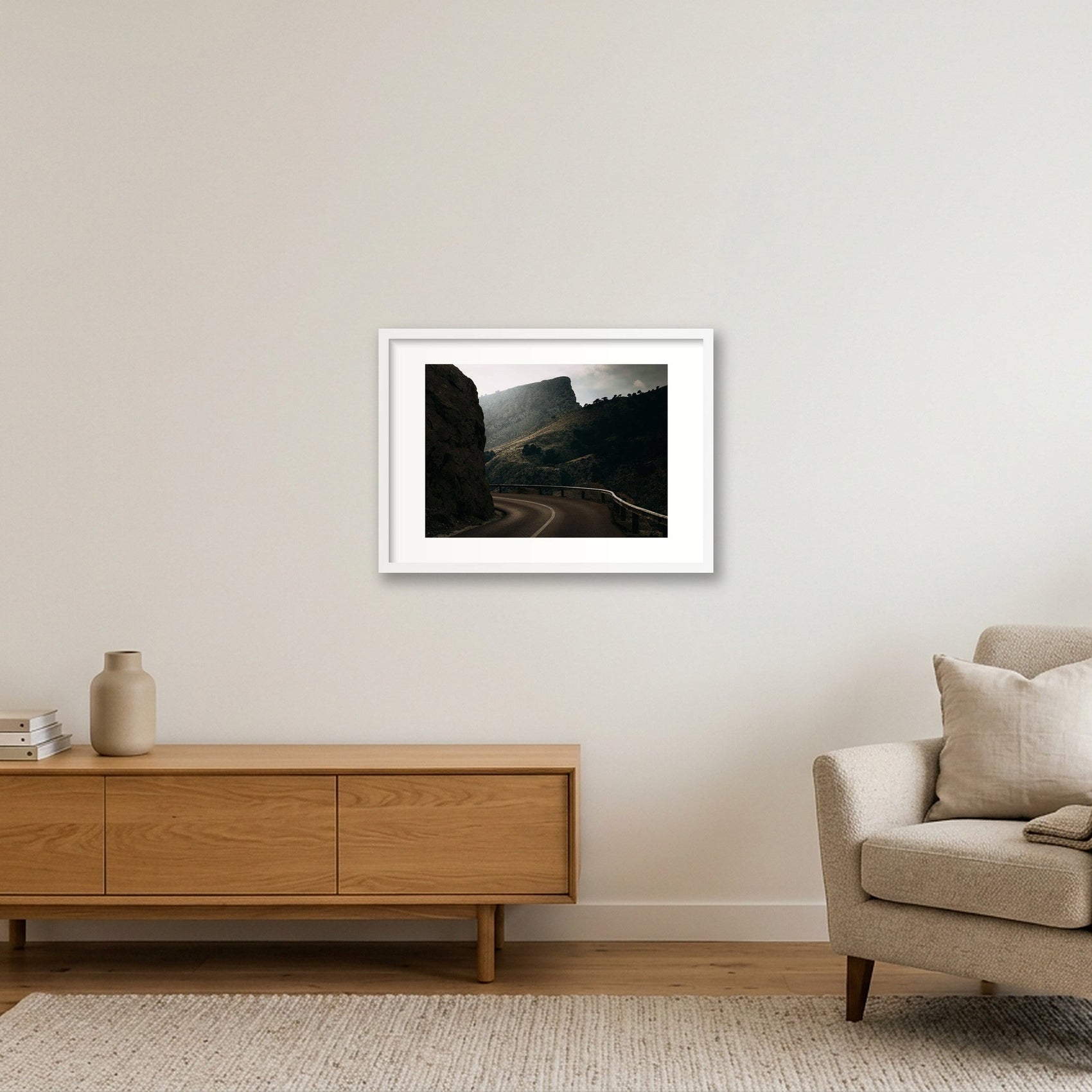 1394 — 59×42cm, 23×17" White Frame
