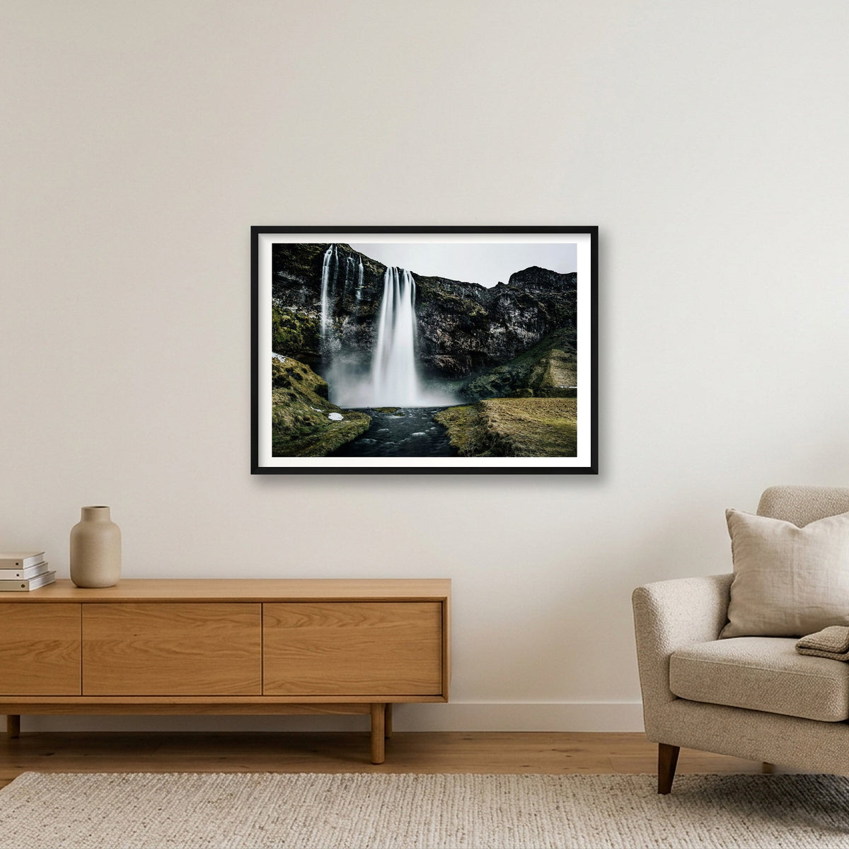 430 — 84×59cm, 33×23" Black Frame