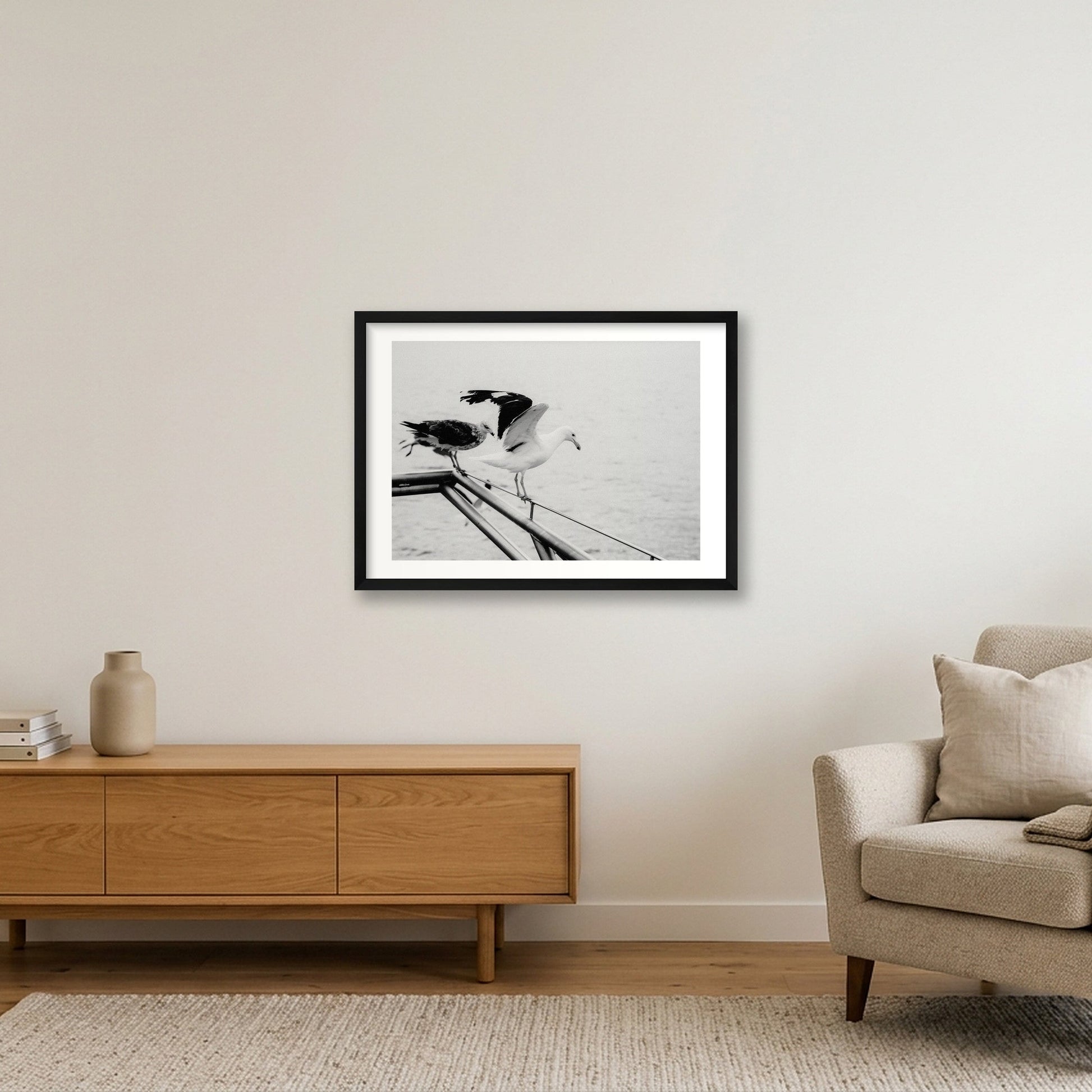 494 — 59×42cm, 23×17" Black Frame