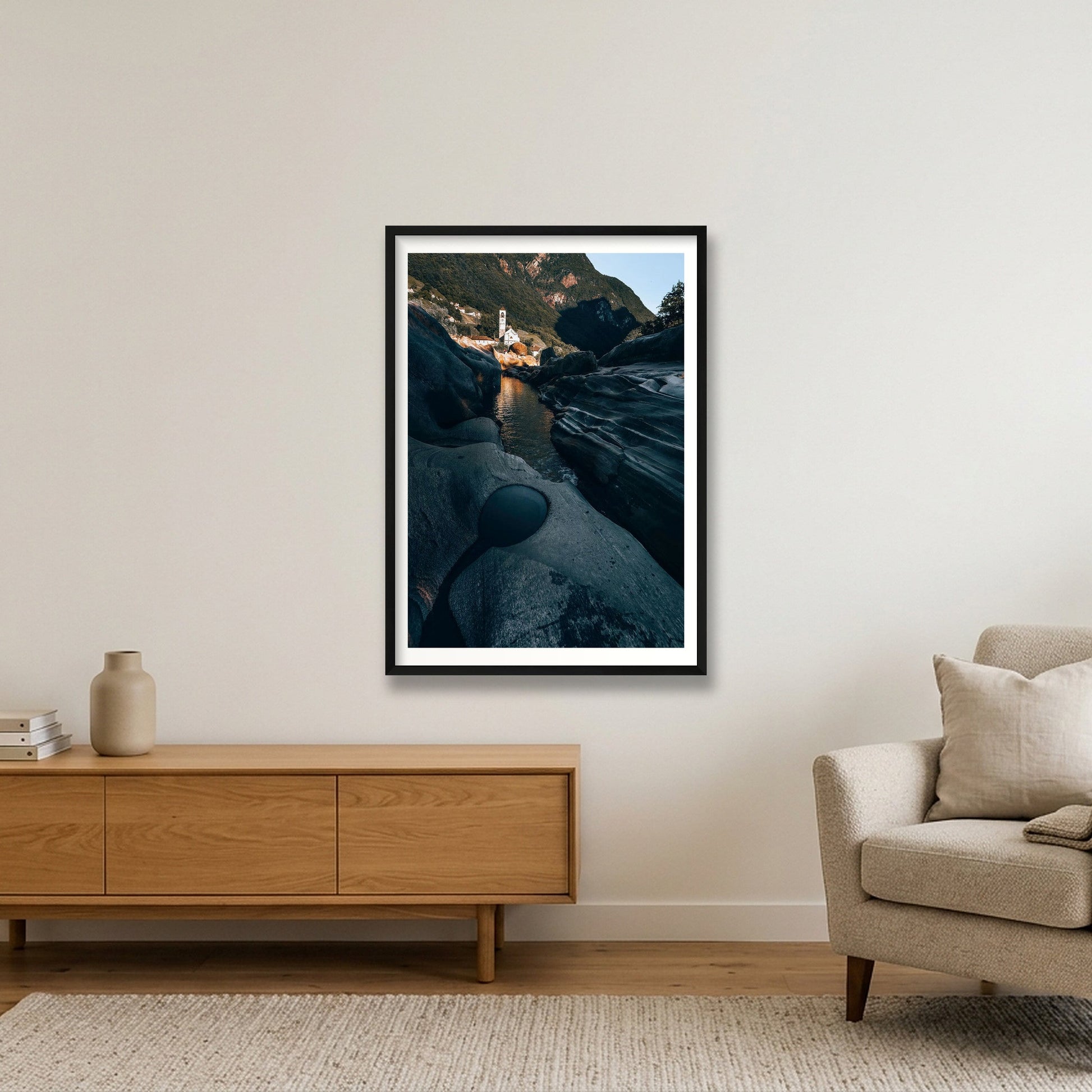 483 — 59×84cm, 23×33" Black Frame