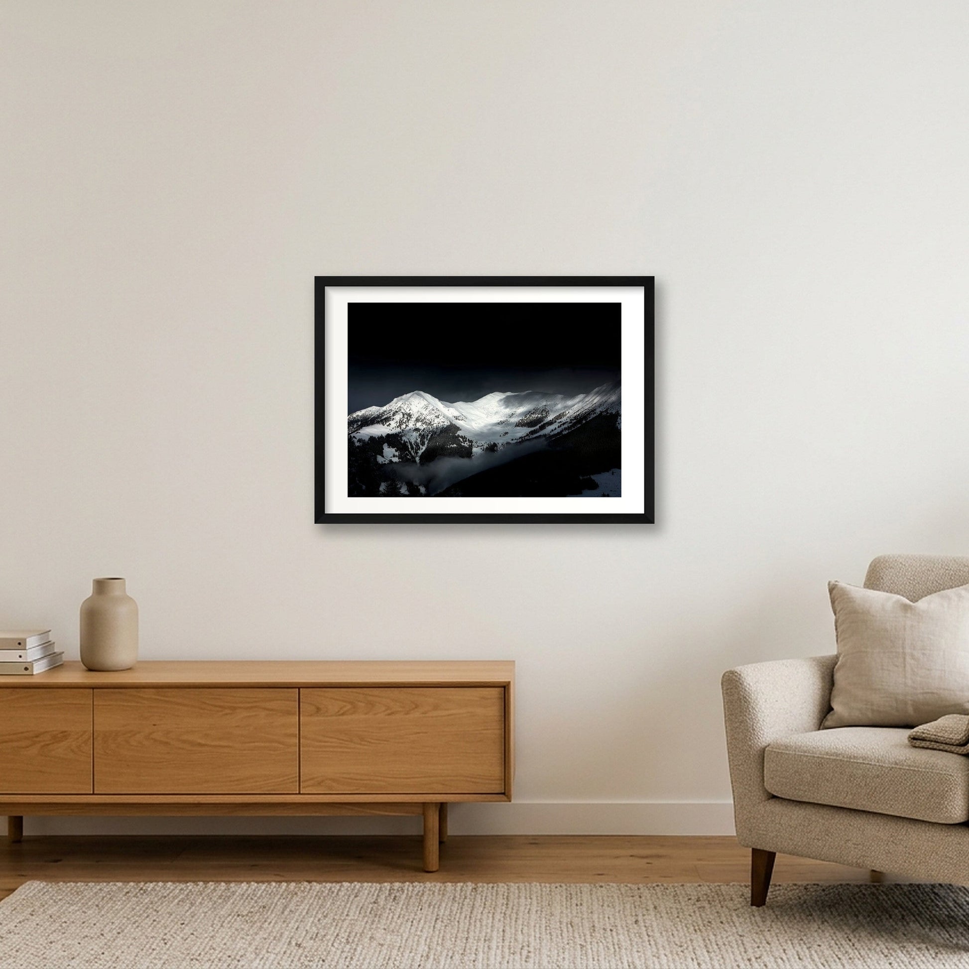 404 — 59×42cm, 23×17" Black Frame