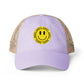 Smiley Face Trucker Hat Happy Cap Aesthetic Hat Cute Summer Hat Mesh Back Cap Gift for Her Trendy Casual Cap Smile Hat