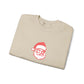 Santa Face Christmas Sweatshirt Gift For Best Friend Holiday Crewneck Present For Women Vintage Graphic Pullover Cozy Winter Outfit Top Styl