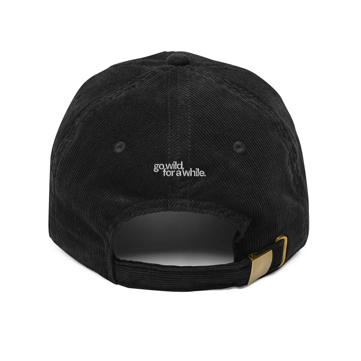 Embroidered Travel Cap Gift For Traveler Olive Corduroy Hat Outdoor Embroidery Baseball Gift For Nature Lover Vintage Hat Retro Baseball Hat